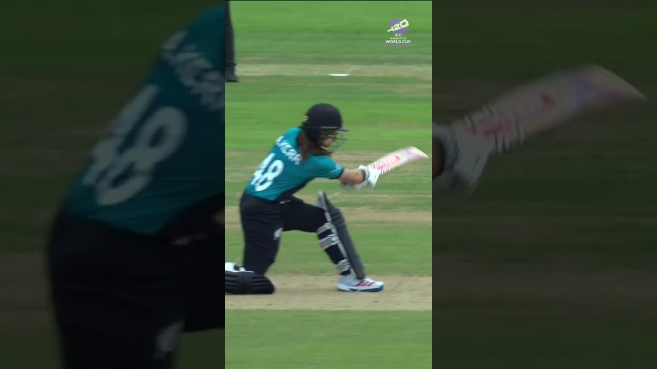 WOW! 🤯 Kawya Kavindi takes a blinder to dismiss Melie Kerr 👏 #T20WorldCup