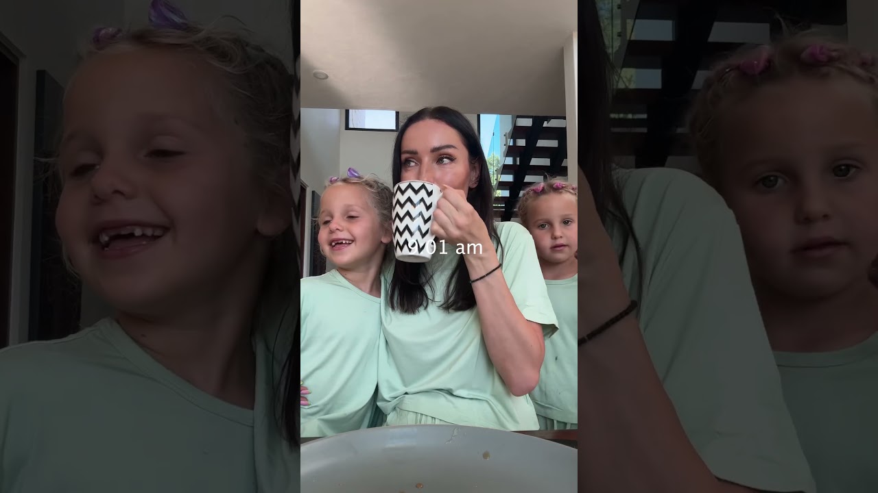 ASMR MOM MORNING ROUTINE ON VACATION ☀️☕🥞🍳💦🍉🩴🤿🦋🌺🌈