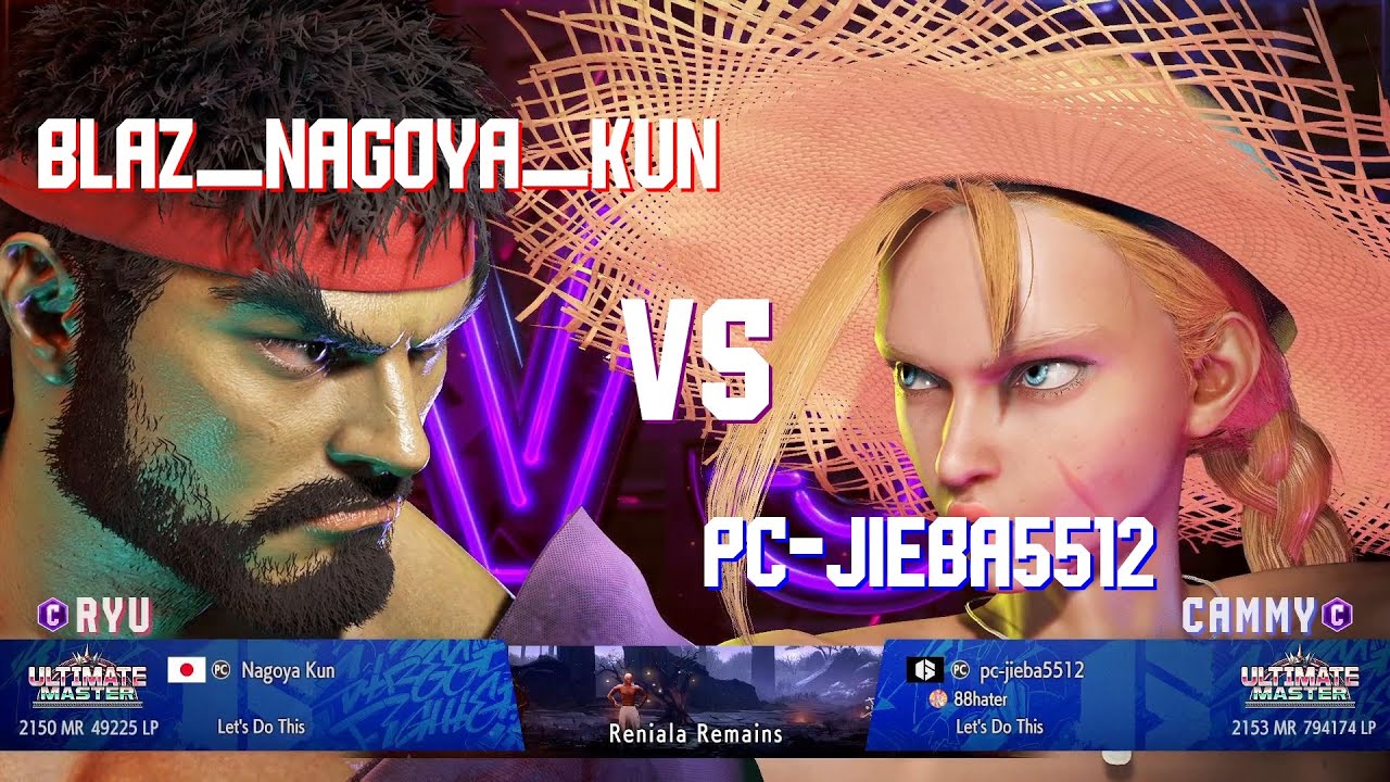SF6 Blaz_Nagoya_Kun (Ryu Classic) Vs pc-jieba5512 (Cammy Classic)