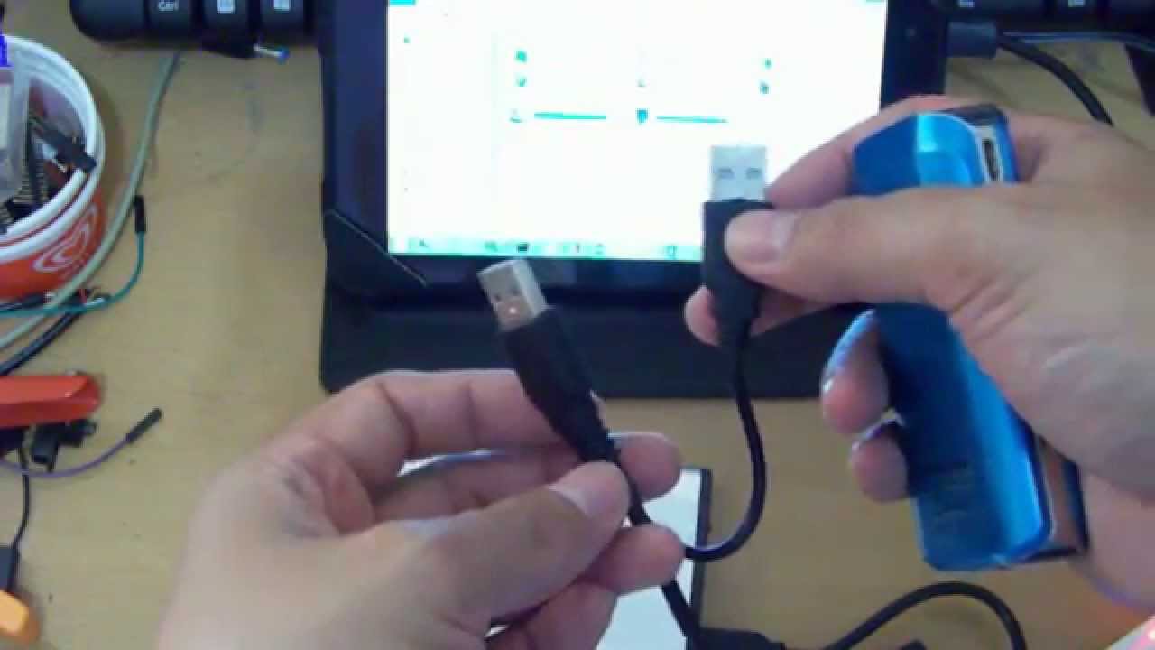 USB OTG + Charger, Kabel untuk charging sambil menggunakan USB OTG