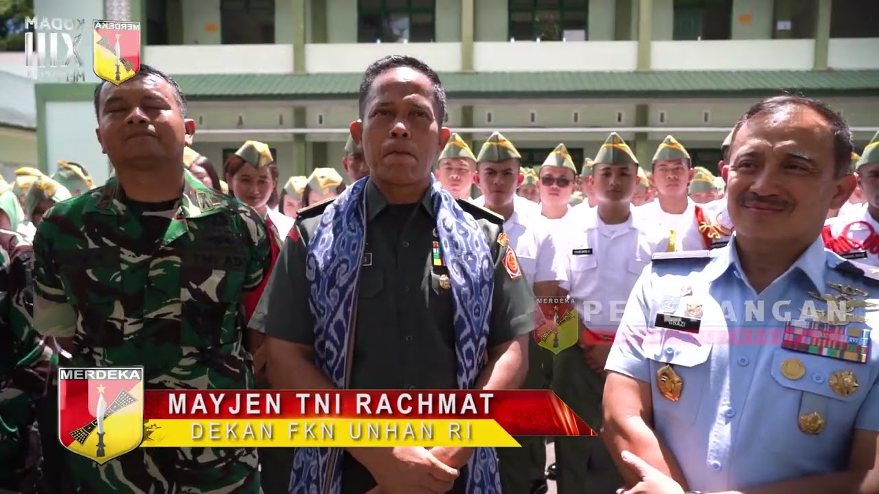 KUNJUNGAN KERJA  DEKAN FKN UNHAN RI DI SPPI RINDAM XIII/MERDEKA