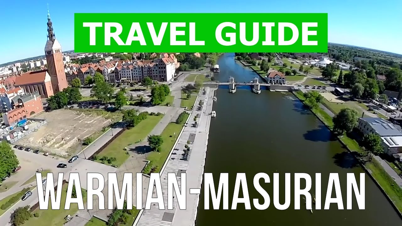 Warmian-Masurian Voivodeship, Poland | City of Olsztyn, Elblag, Elk, Ostroda | Drone 4k video