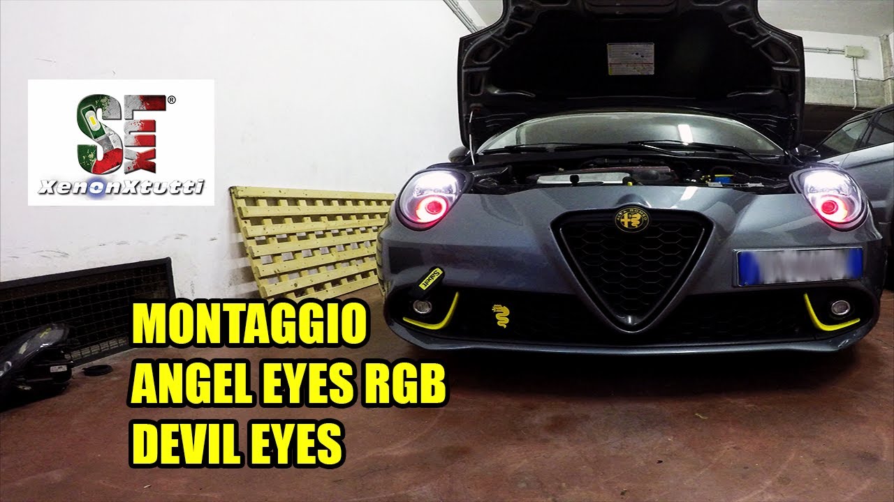 Come montare Angel Eyes RGB MiTo [How to install Angel Eyes RGB MiTo]