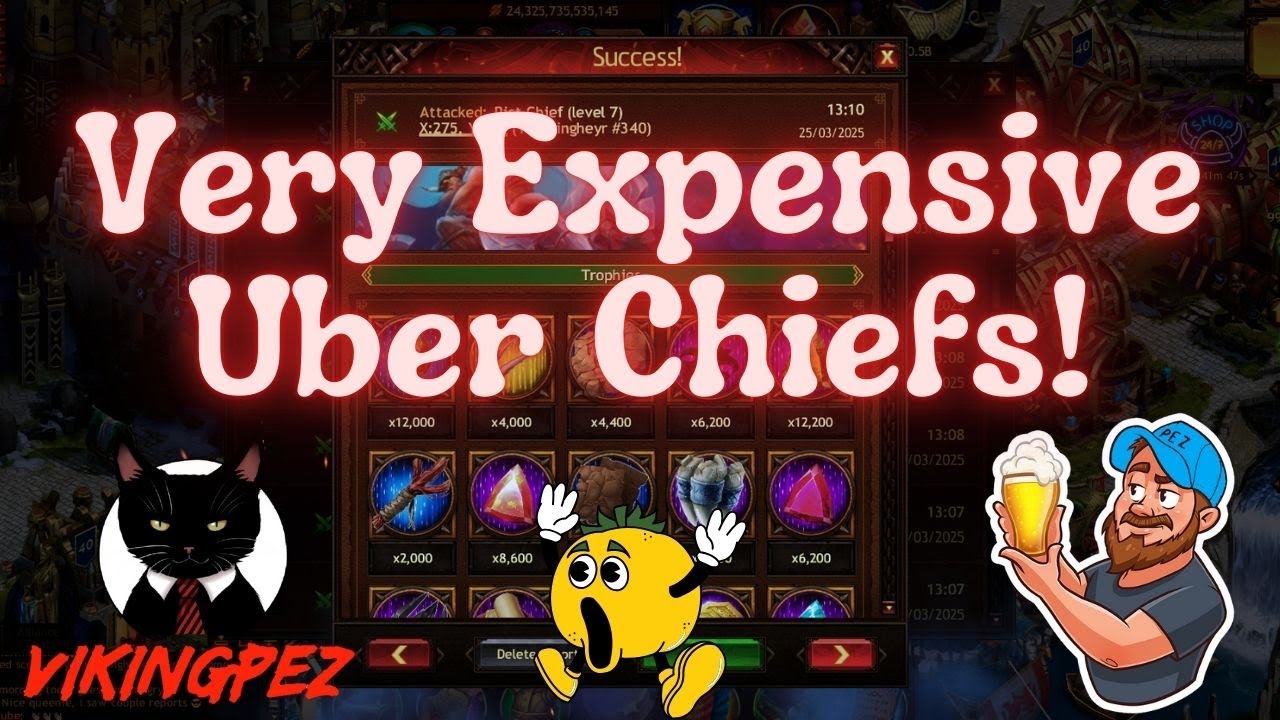 Very Expensive Uber Chiefs!! / Vikings: War of Clans