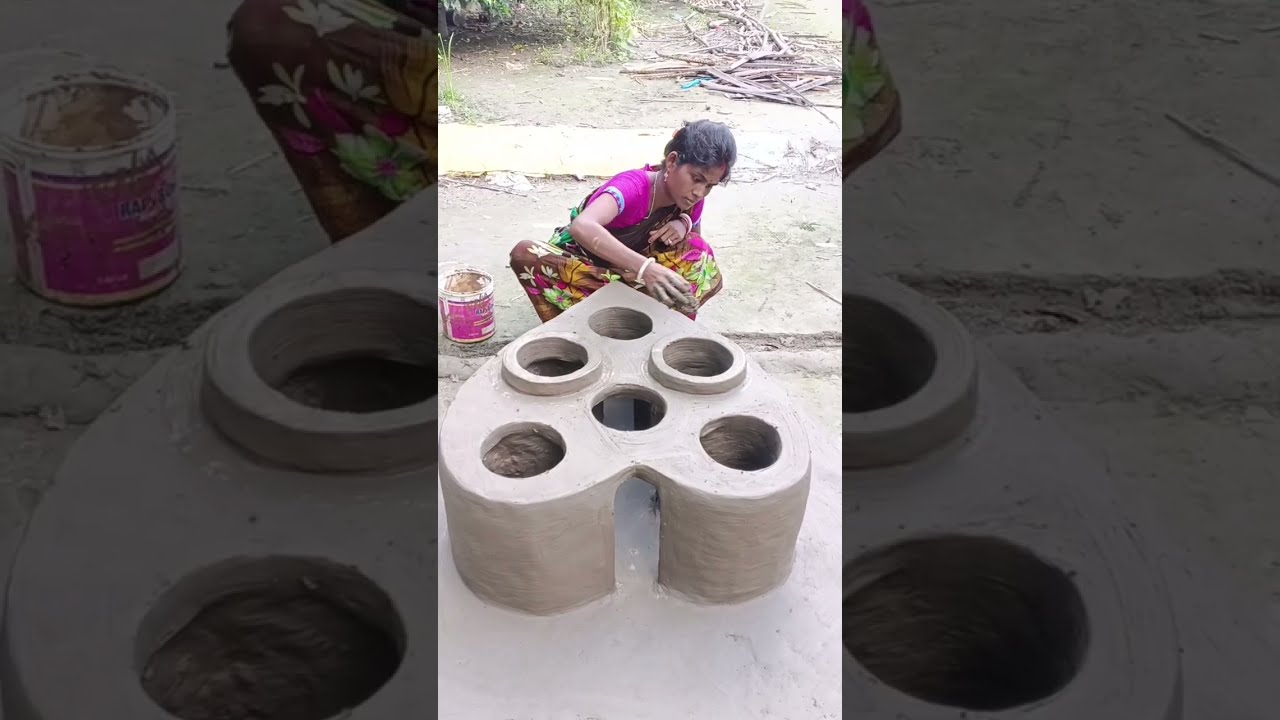 6 stoves made from 1 clay stove
