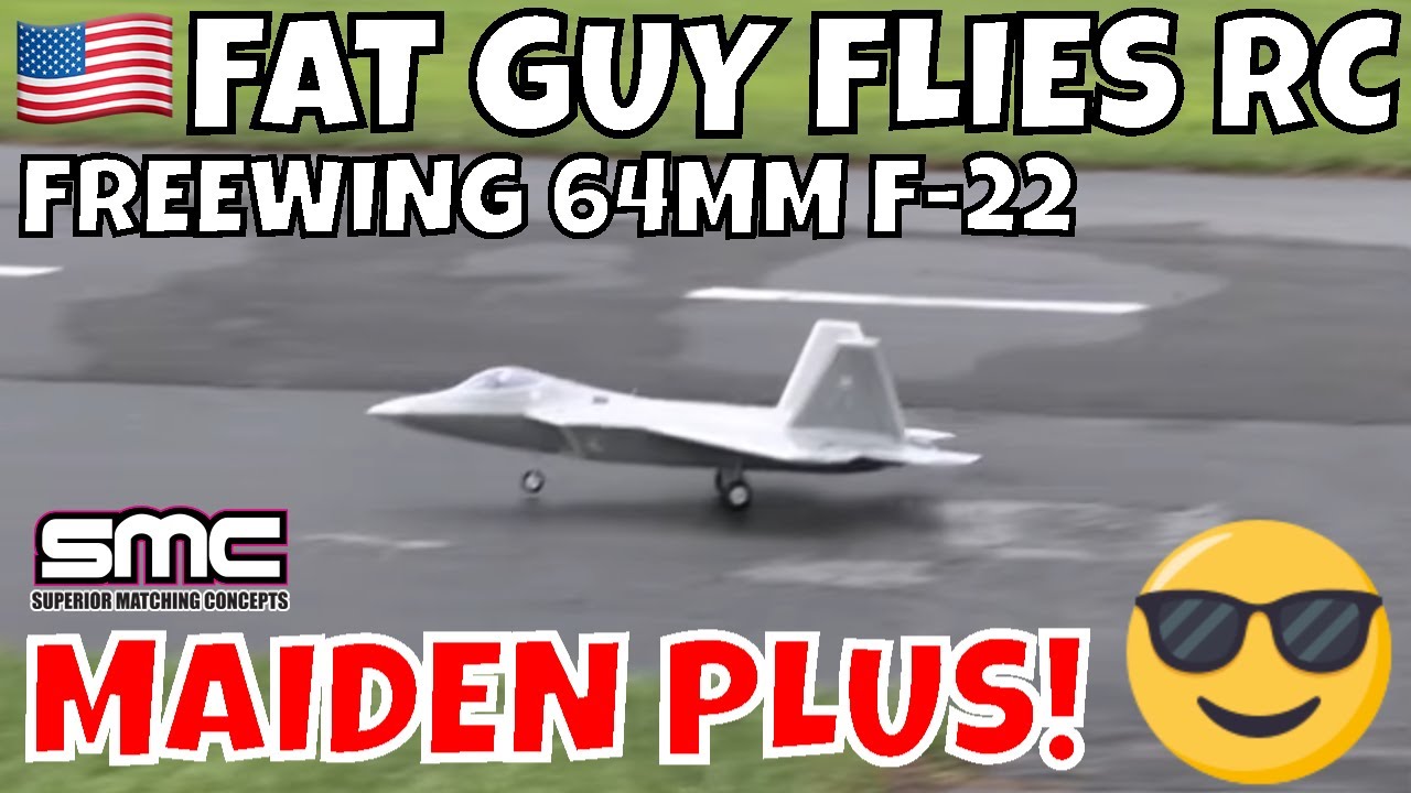 FREEWING 64MM F-22 V2 MAIDEN! by FGFRC #aviation #militaryaircraft #rc