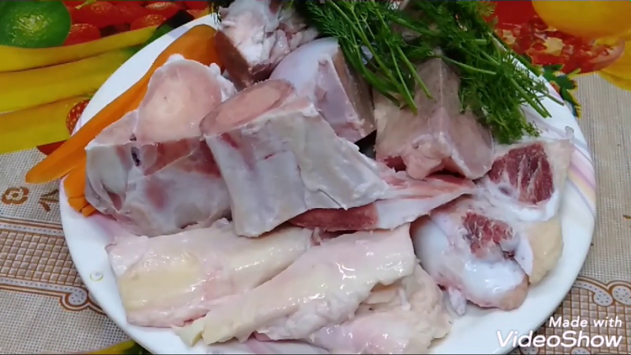 شوربه العضم اللذيذه الي كلها فوائد