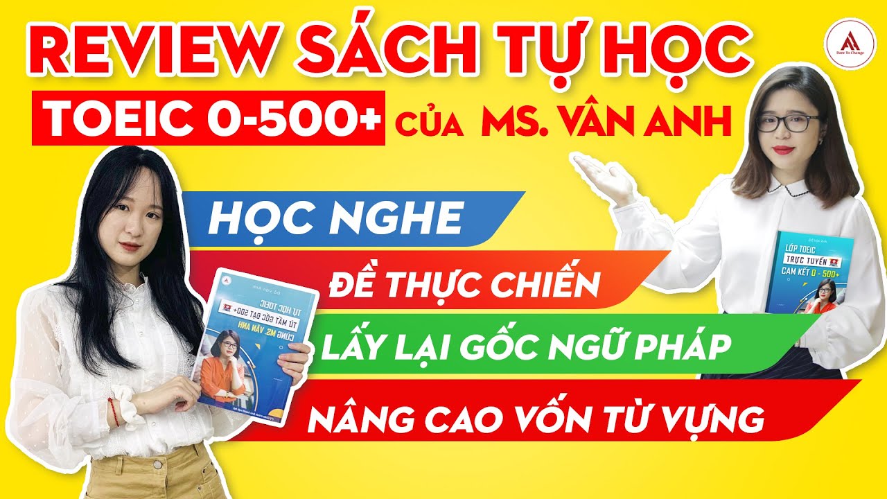 REVIEW SÁCH HỌC TOEIC 0-500+ CỦA MS. VÂN ANH | Anh ngữ Athena