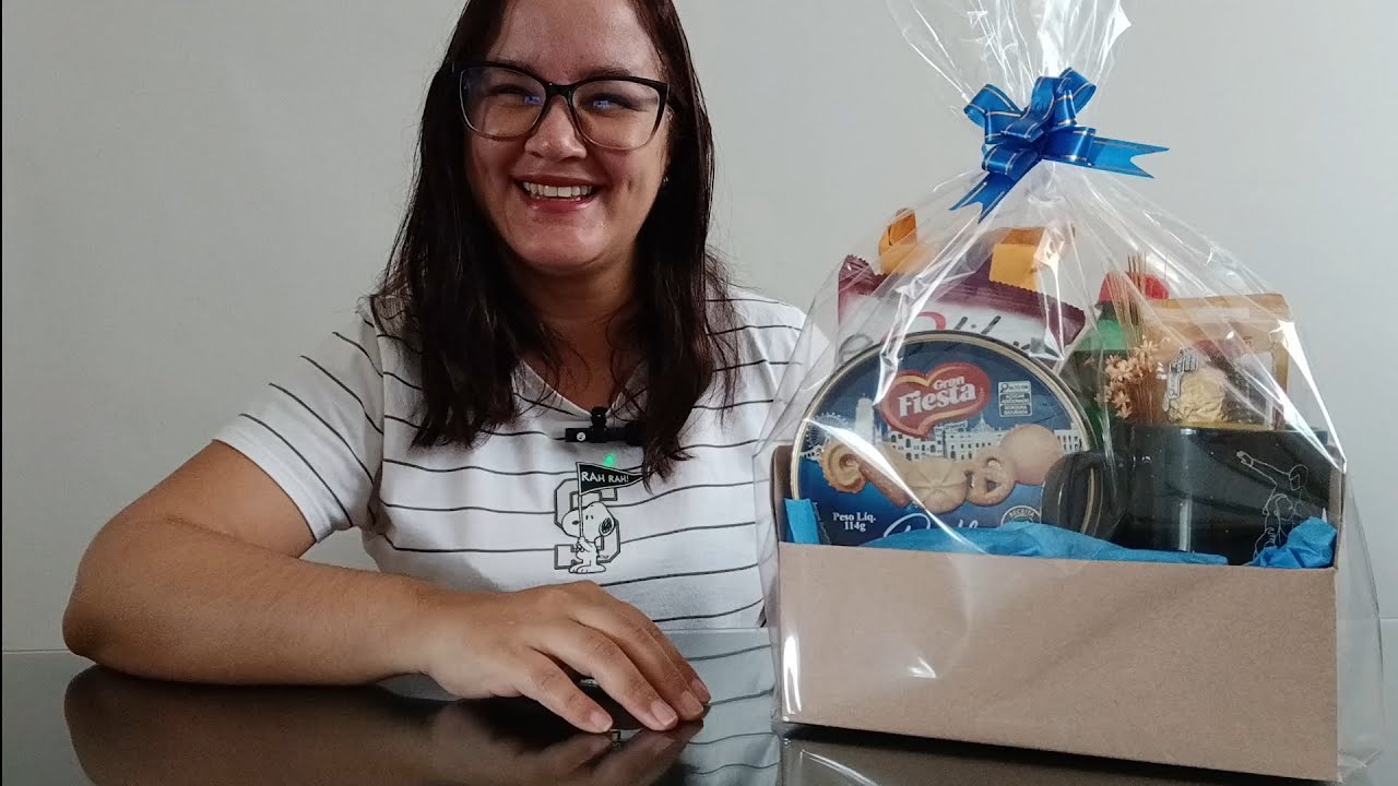Montando Cesta de Café da Manhã Masculino