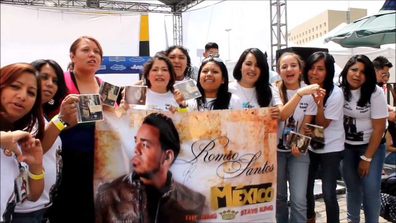 Firma de autógrafos ROMEO SANTOS