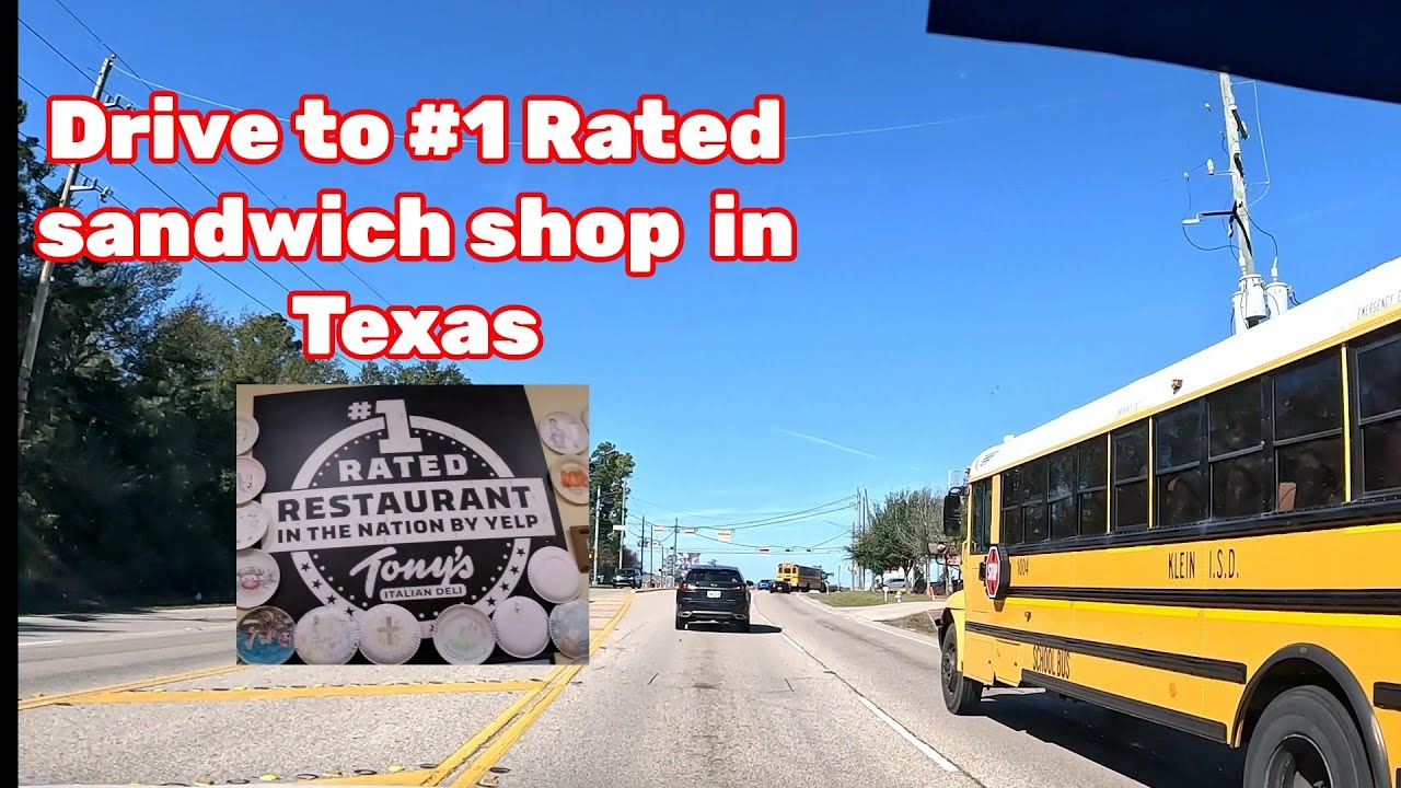 Drive to the #1 rated (YELP) sandwich shop in Texas. (Not a review) but a tasty sandwich.
