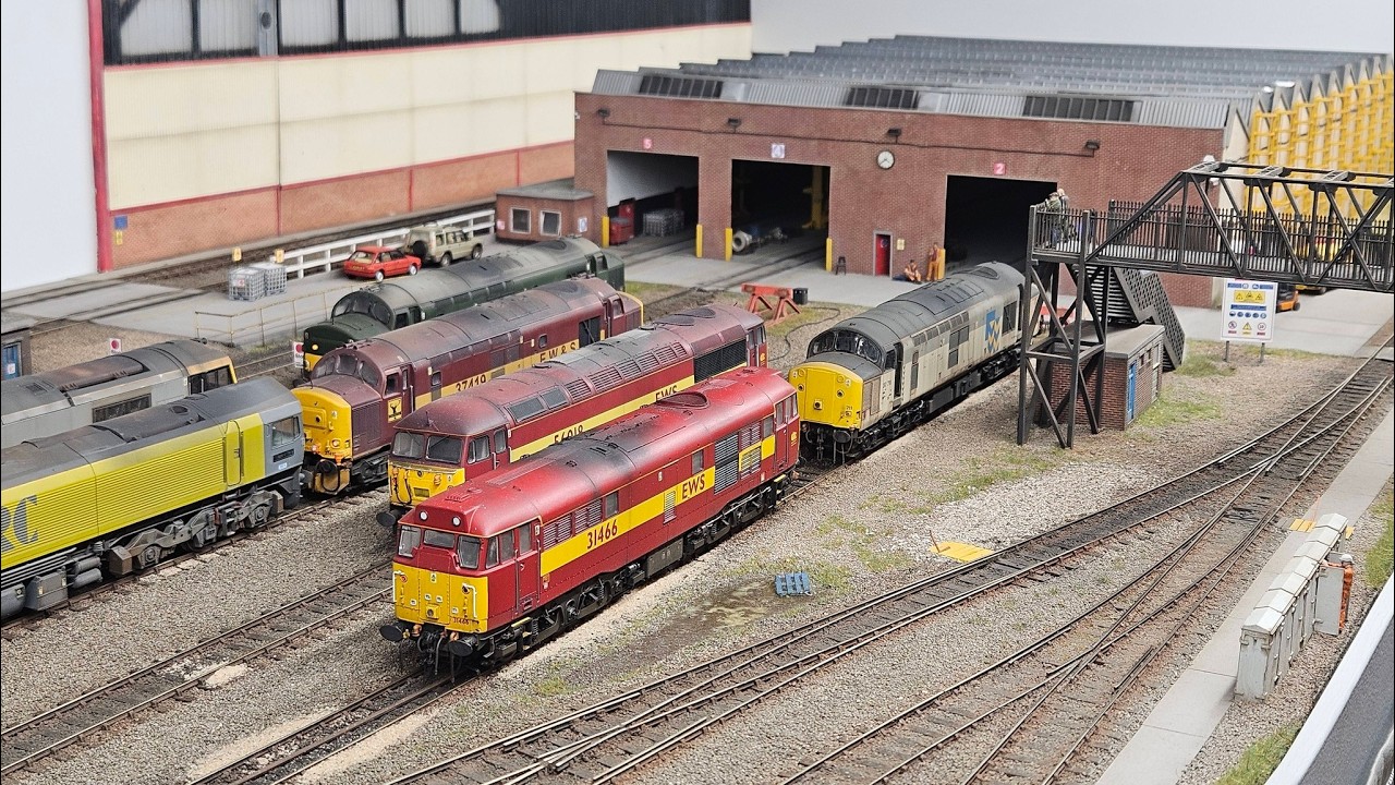 CARDIFF CANTON TMD - AN AMAZING MODEL OF CARDIFF CANTON DEPOT IN THE PRIVITISATION ERA UNDER EWS