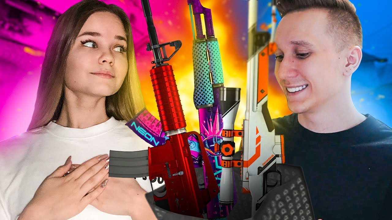ПОДАРИЛ ДЕВУШКЕ-СИЛЬВЕРУ СКИН В CS:GO ft. Свигги