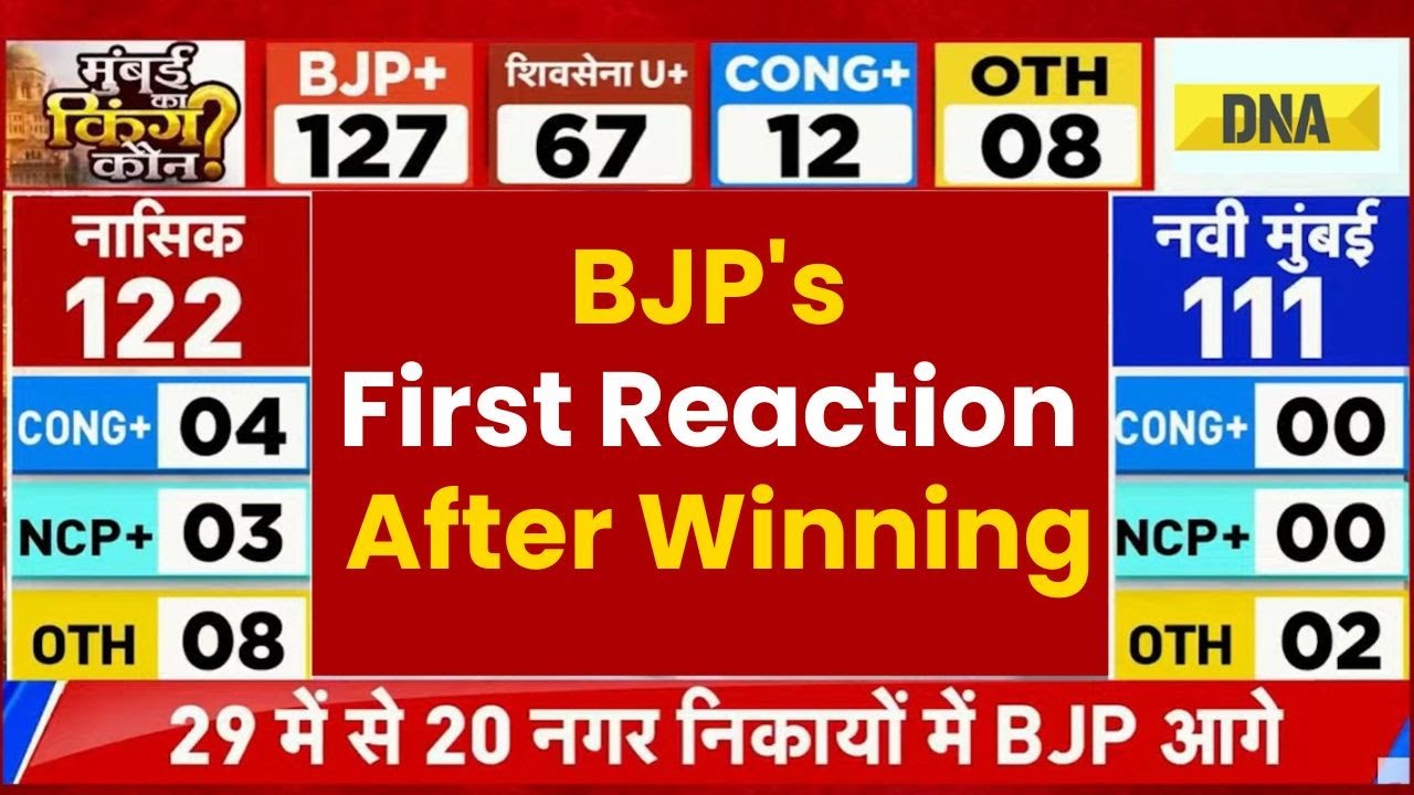 BMC Result: First Statement From BJP After Winning Mumbai BMC Elections | Maharashtra News