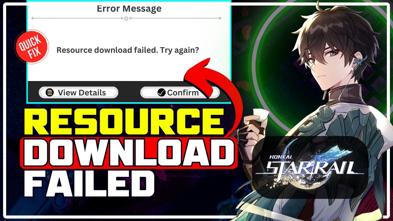 How to Fix RESOURCE DOWNLOAD FAILED in Honkai Star Rail [5 WORKING Methods]