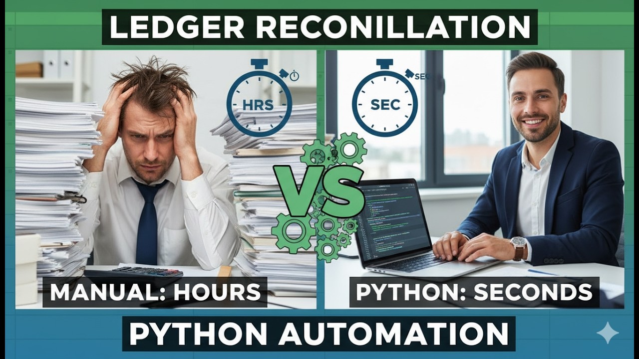 Reconcile Customer Ledger in Seconds Using Python (Automation Tutorial)