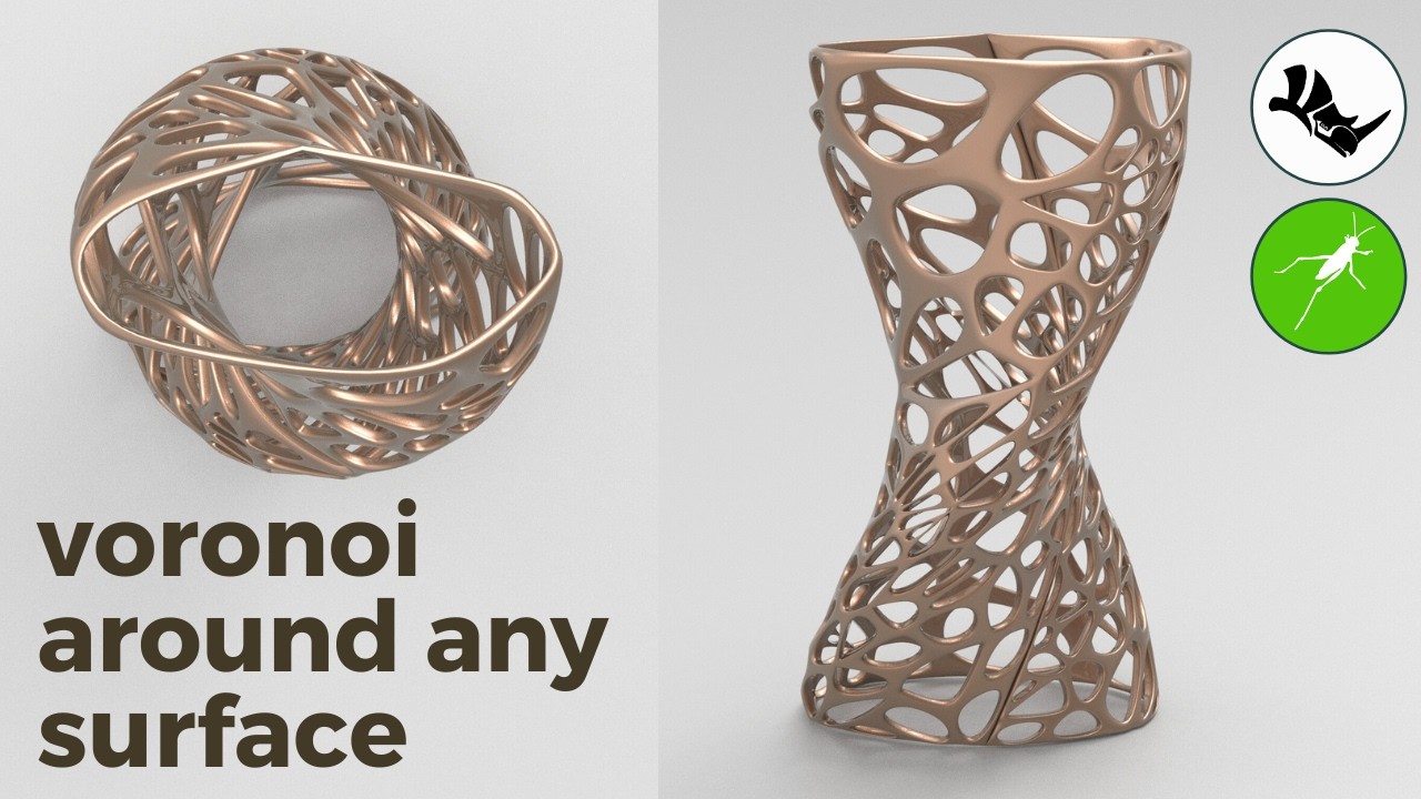 How to apply Voronoi lattice structure in Grasshopper Rhino
