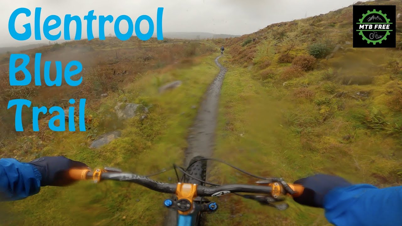 Glentrool Blue Trail in the rain - 7 stanes mtb