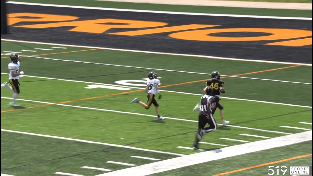 OSFL Football (Under 14 A) - Hamilton Jr. Tiger Cats vs Waterloo Jr Warriors