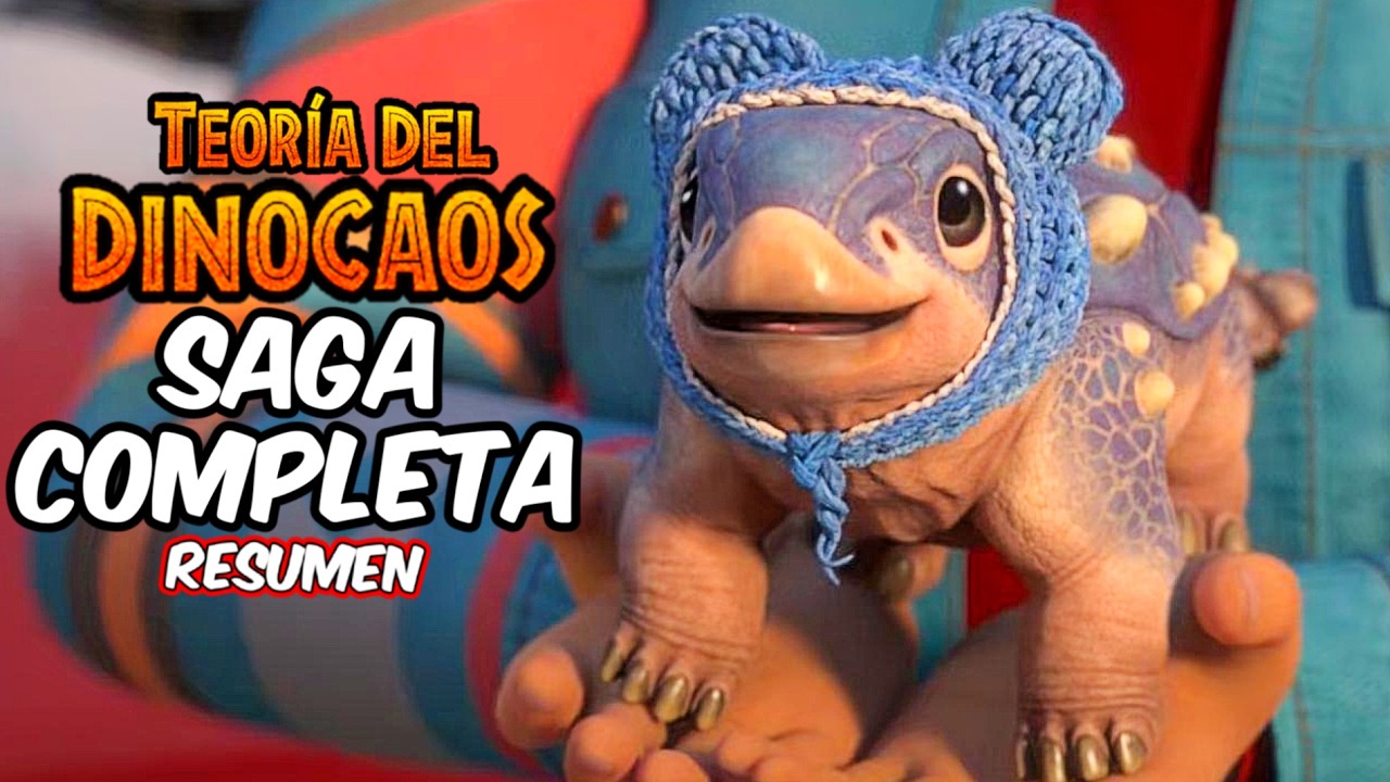 Jurassic World TEORÍA DEL DINOCAOS la SAGA COMPLETA en 1 video | Resumen en minutos