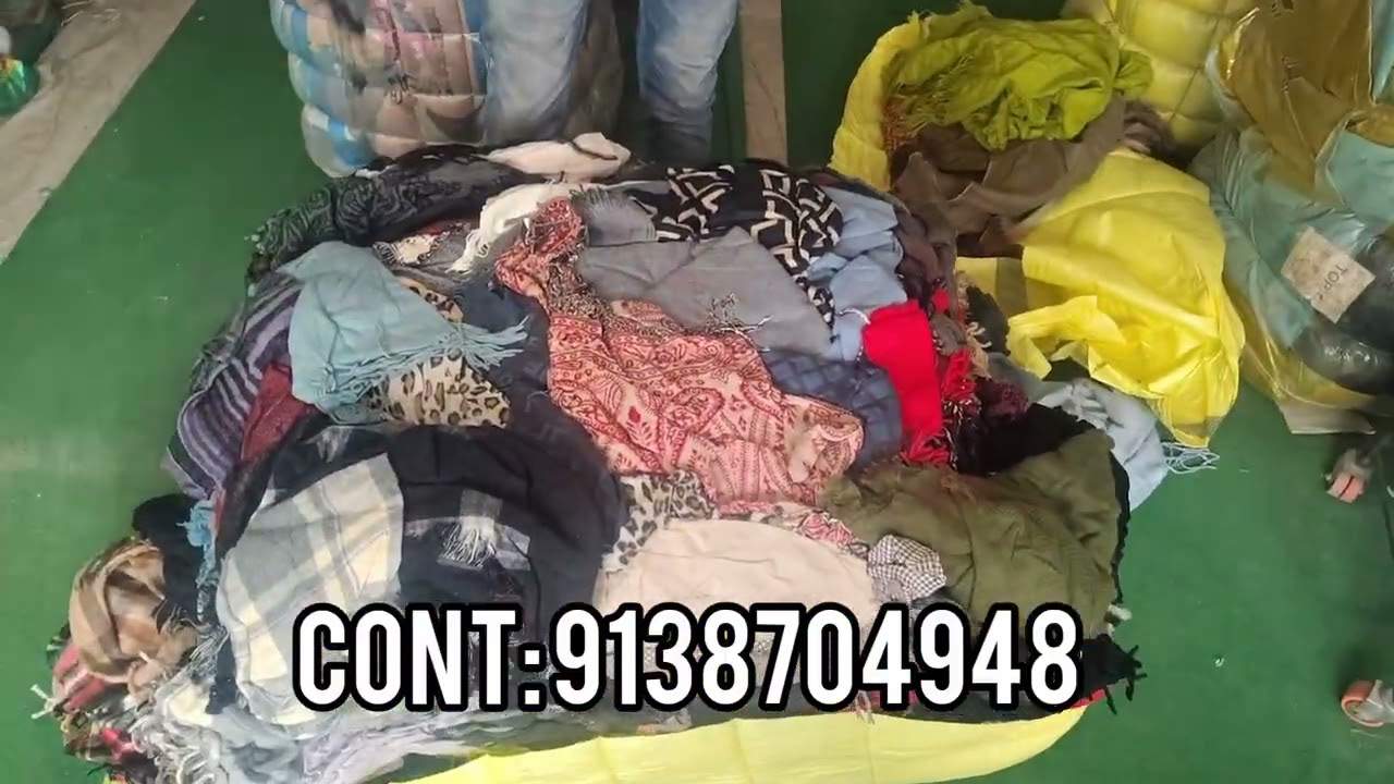 35 /- pr pice  shawl / stole Havi  in 50 kg bandal winter surplus wholesalers in panipat.