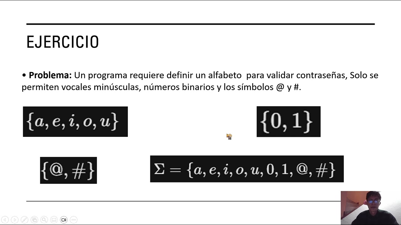 ALFABETOS, CADENAS Y LENGUAJES - LENGUAJES Y AUTOMATAS  - EXPOSICION