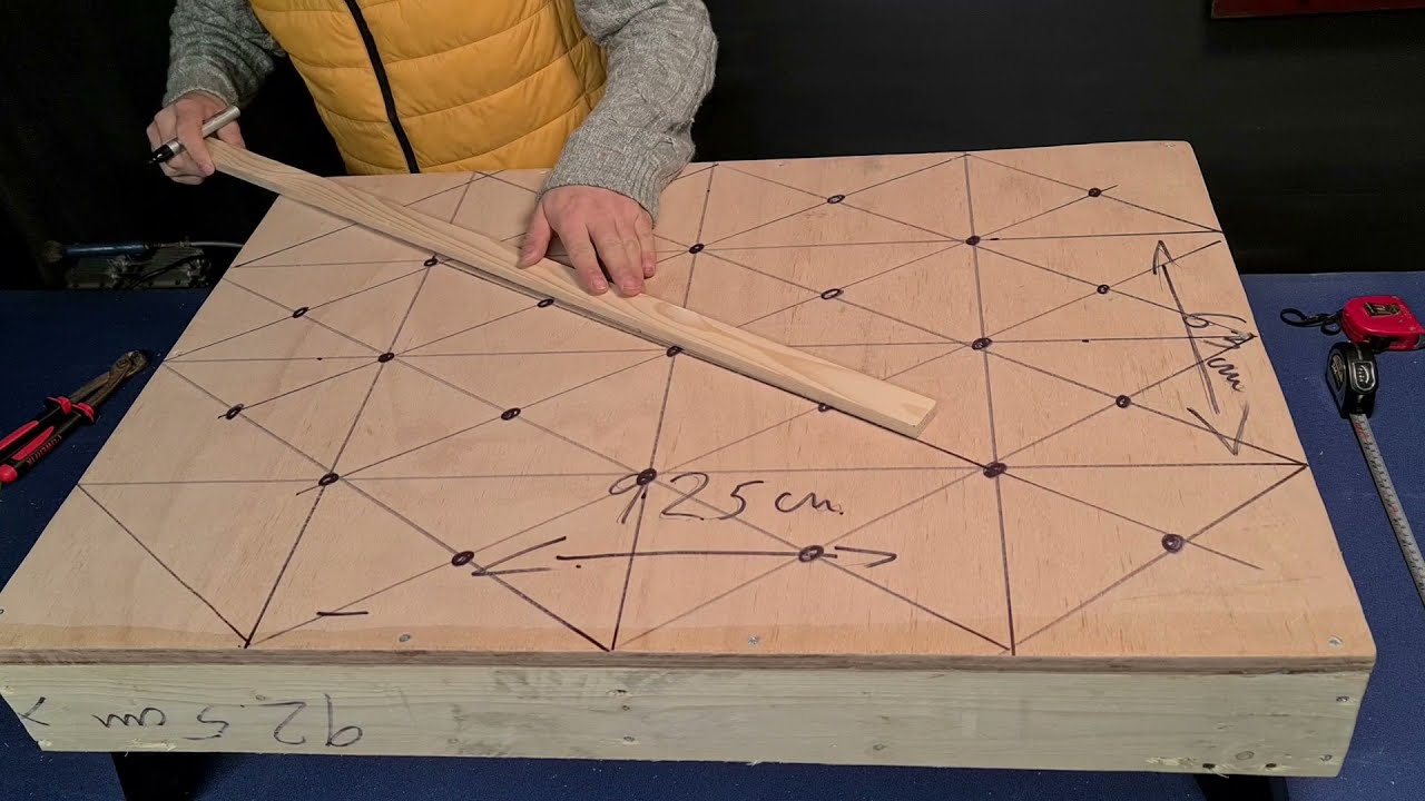 FOOTSTOOL - MAKING FRAME- PART 1