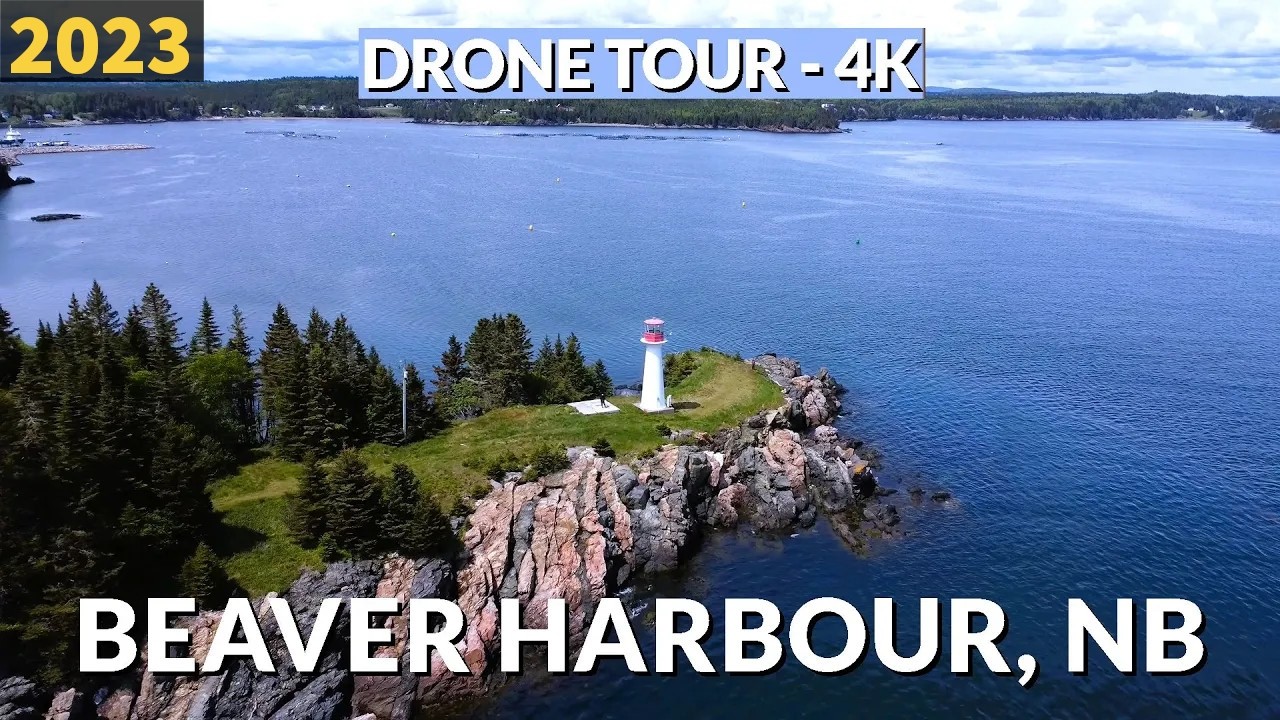 🌊 Discover the Hidden Gem of Beaver Harbour, New Brunswick! 🦞 | 4K Drone Footage 📹