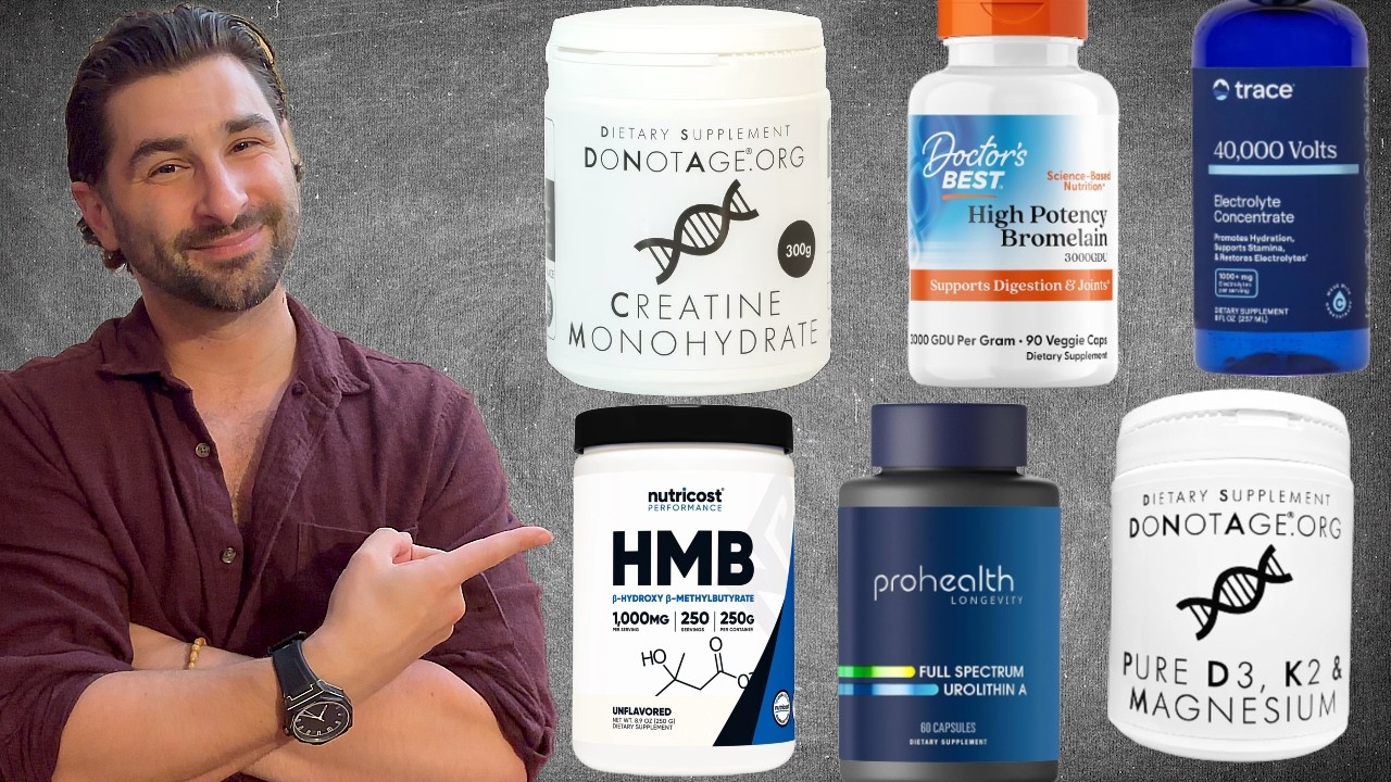 The 5 Longevity Supplements I'm OBSESSED With