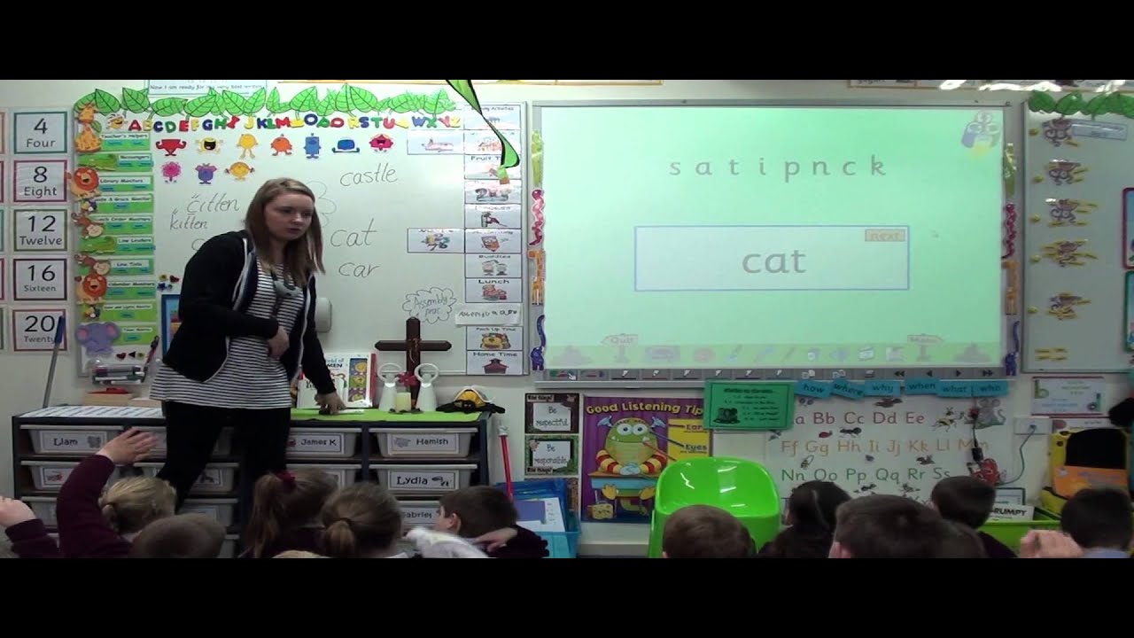 Jolly Phonics Lesson - in Reception / Year 1 Classroom