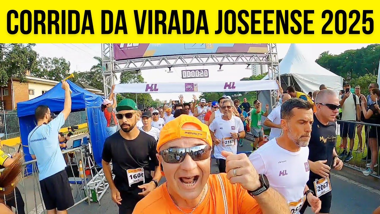 CORRIDA DA VIRADA JOSEENSE 2025 FOI QUENTE E LINDA #corridaderua #sãojosédoscampos 