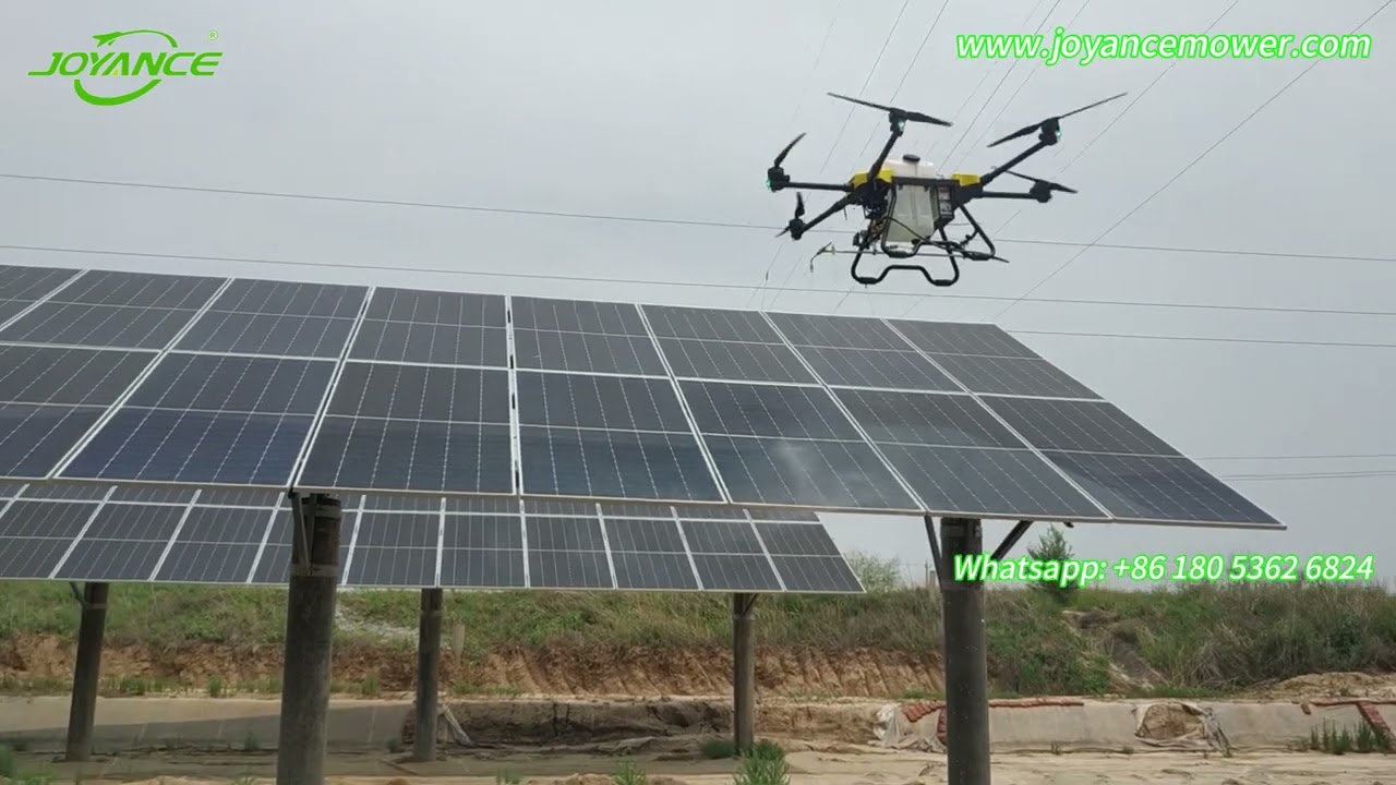 The Advantages of High-Pressure Washing Drones for Solar Panel Cleaning  JTC150T - joyance