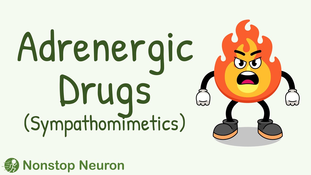 Classification of Adrenergic Drugs || Individual Adrenergic Drugs || Sympathomimetics Pharmacology