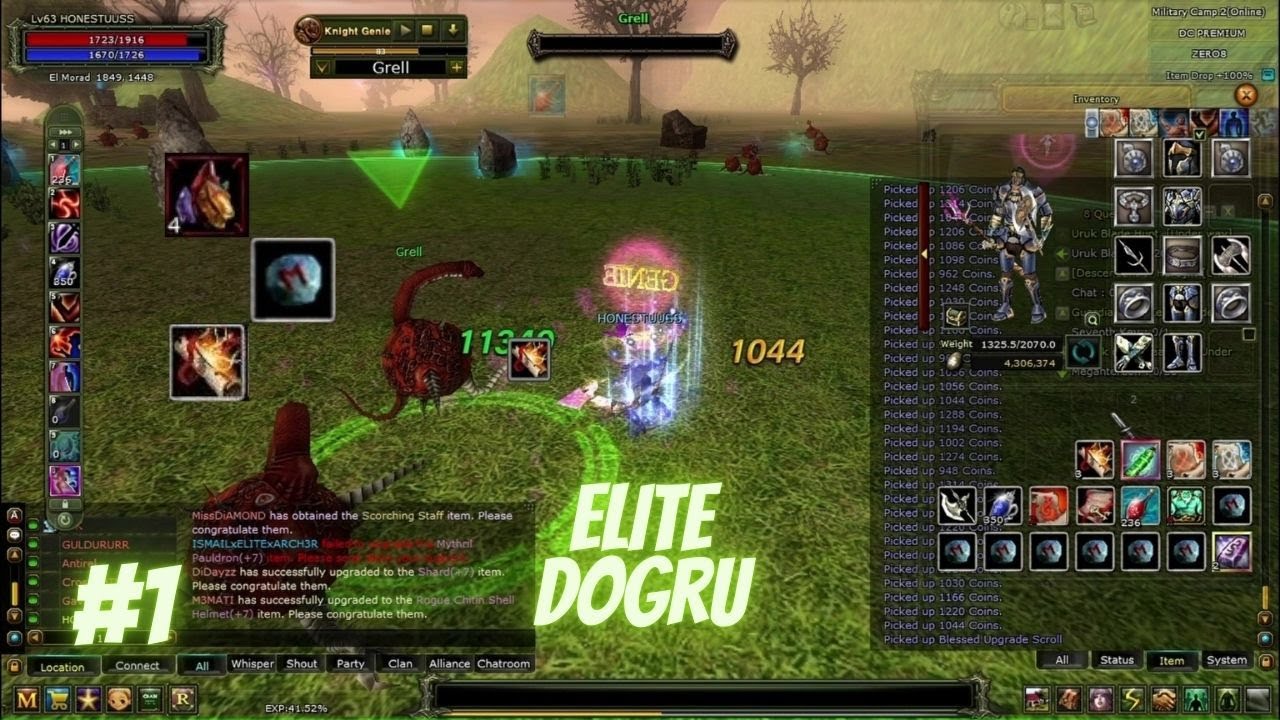 ELİTE DOĞRU WARRİOR |ZERODA LEVEL LEVEL FARMLADIK |KNIGHT ONLINE #game #gaming #oyun