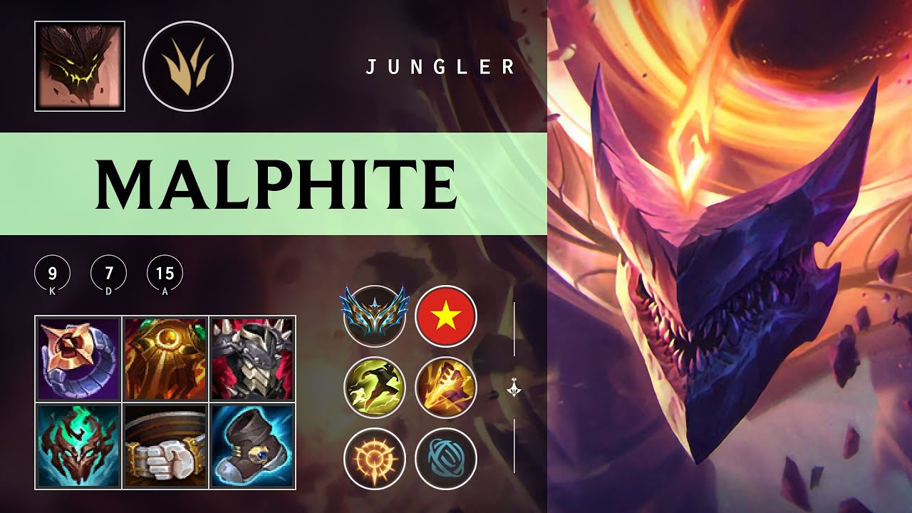 Malphite Jungle vs Diana - VN Challenger Patch 25.24