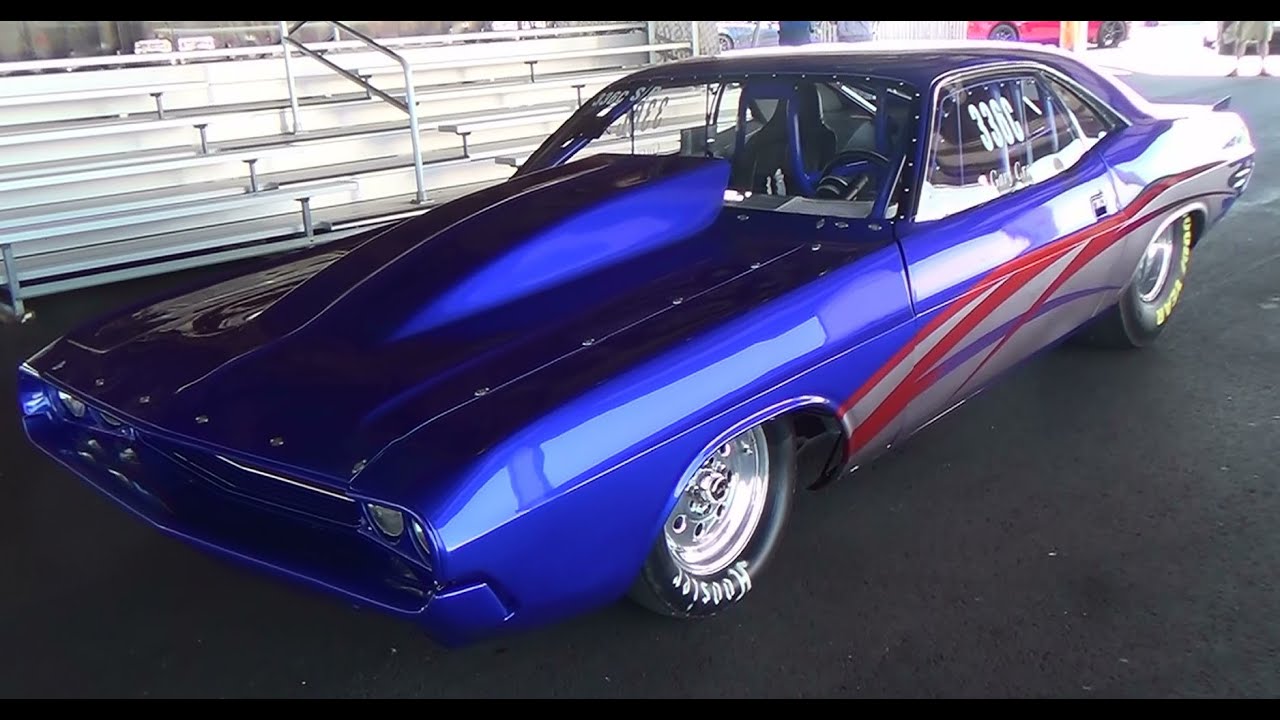 1970 Challenger Drag Car ScottieDTV Traveling Charity Road Show 2014