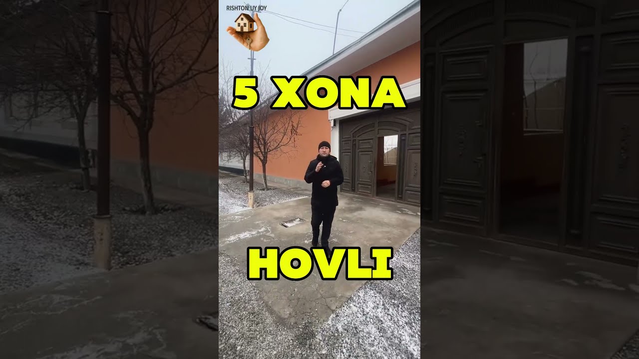 5 xona hovli saotiladi.