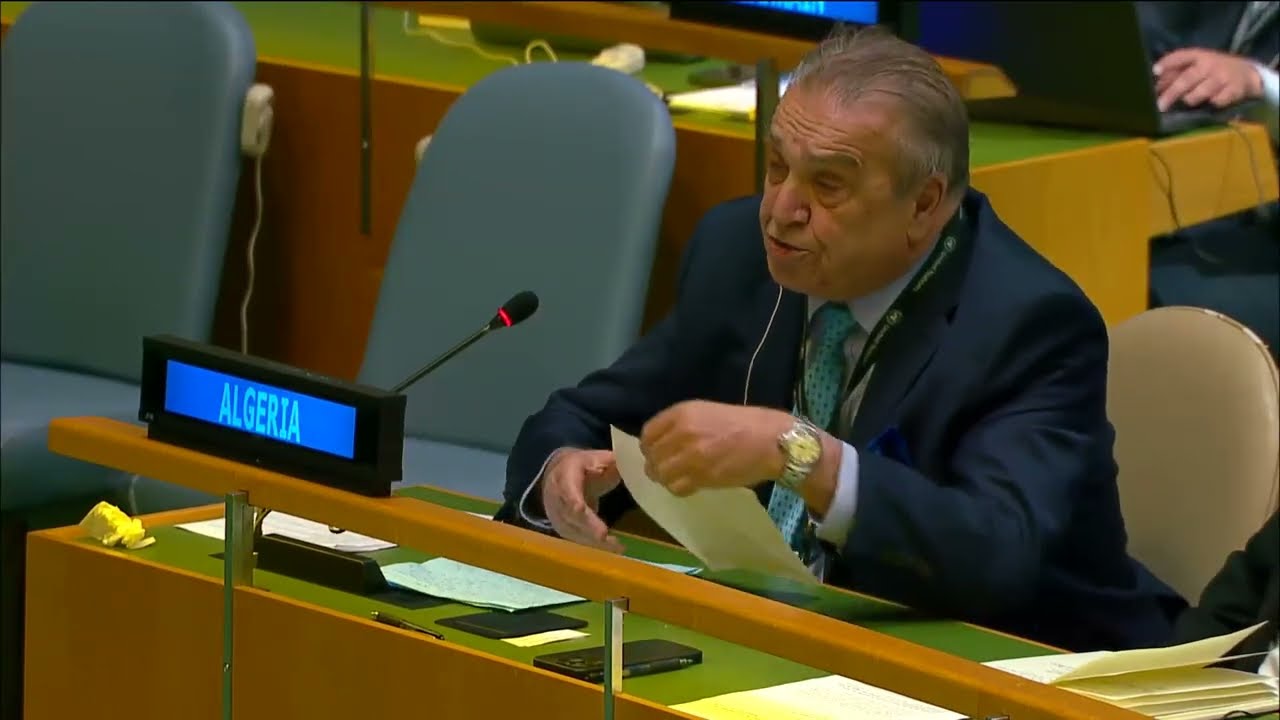 🇩🇿 Алжир, первое право на ответ, общие прения, 79-я сессия