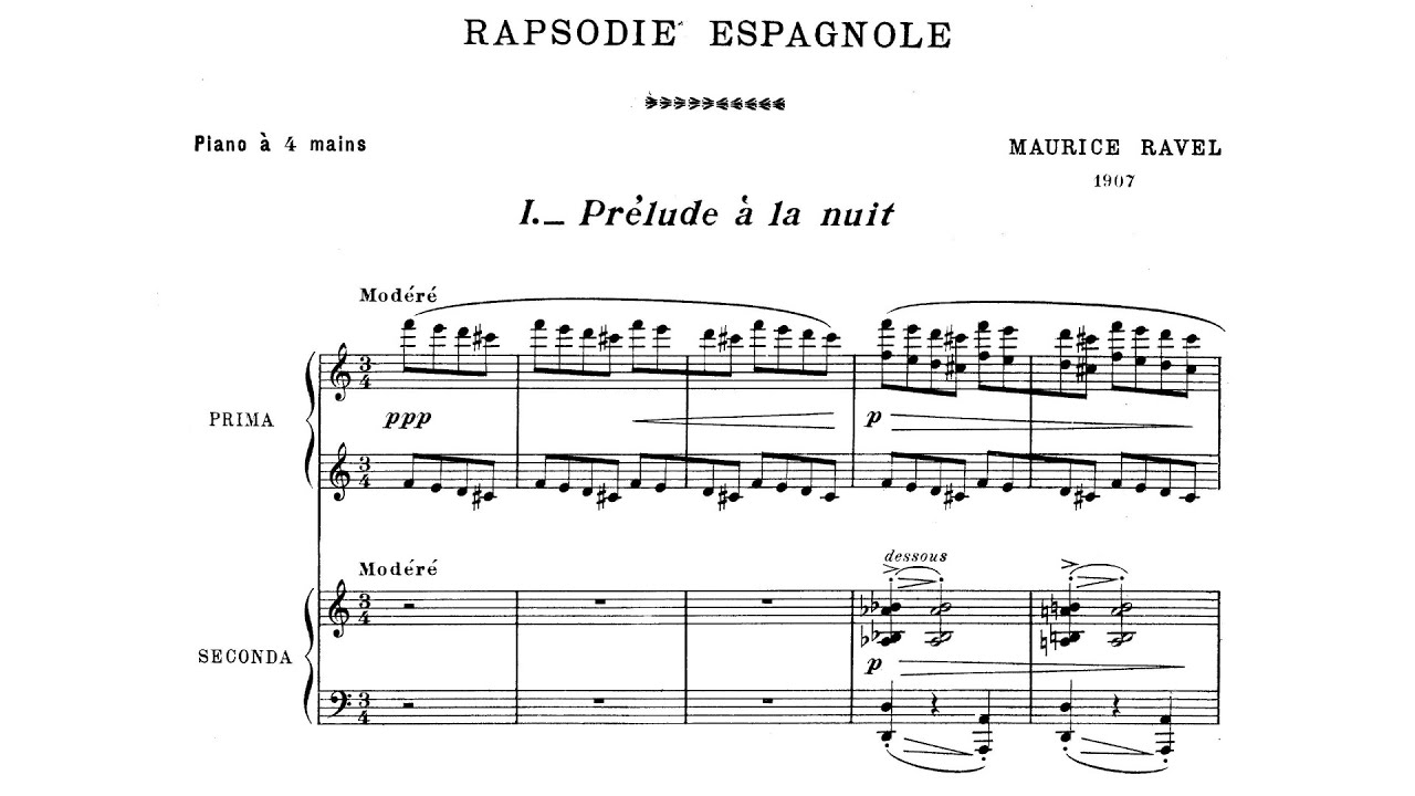 Ravel: Rapsodie Espagnole for Two Pianos, M.54 [Argerich, Freire]