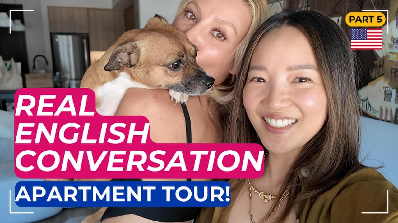 English Listening Practice | Apartment Tour Conversation with a Friend 🏠