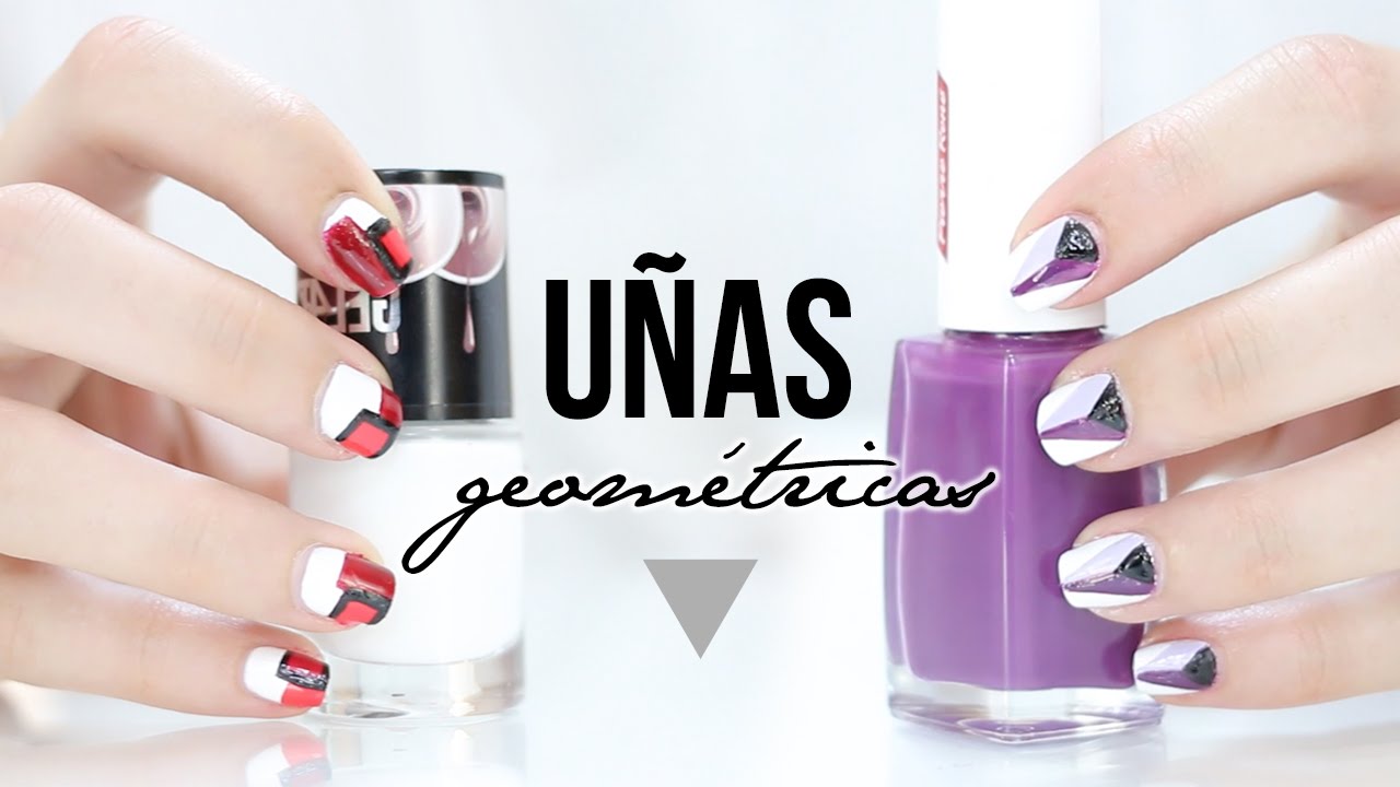 Diseños de uñas geométricas