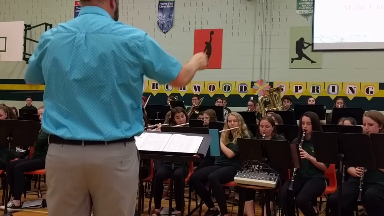 At the Crossroads - Birchwood School spring band concert, Gr.8-9