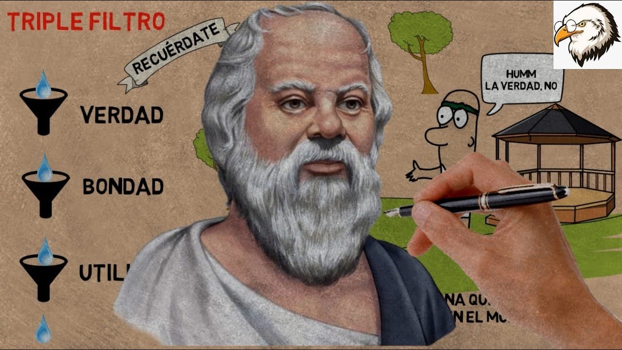 EL TRIPLE FILTRO DE SÓCRATES | VERDAD, BONDAD Y UTILIDAD | RESUMEN ANIMADO