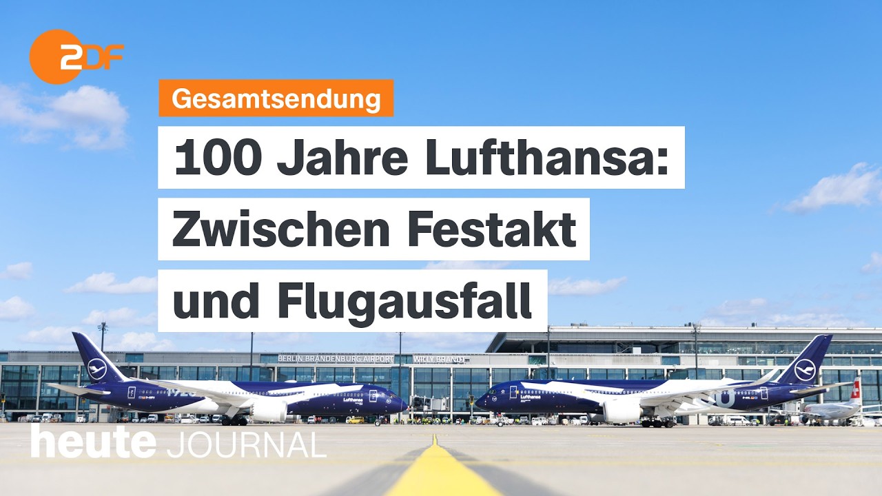 heute journal vom 15.04.2026 Lufthansa-Streik, Pr&auml;mien-Streit, &Ouml;lkrise trifft China