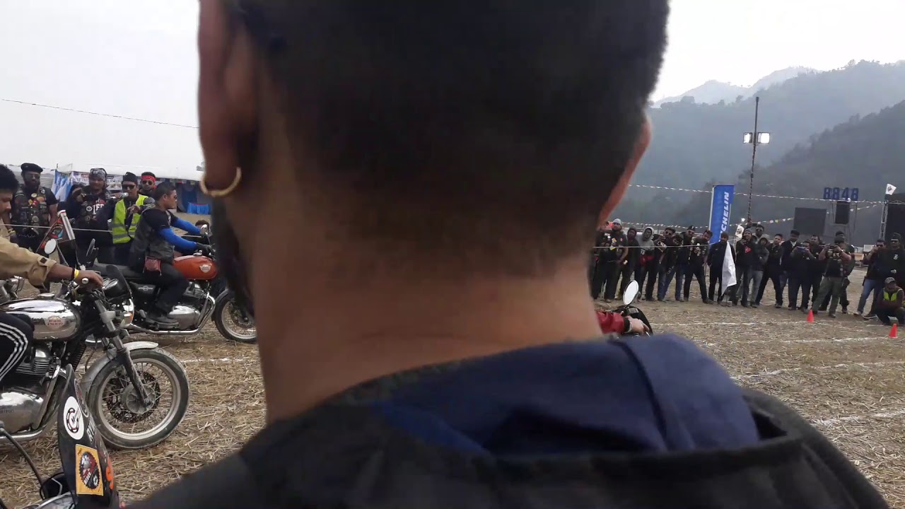 Slow race event bobmc rider mania 2020, nepal