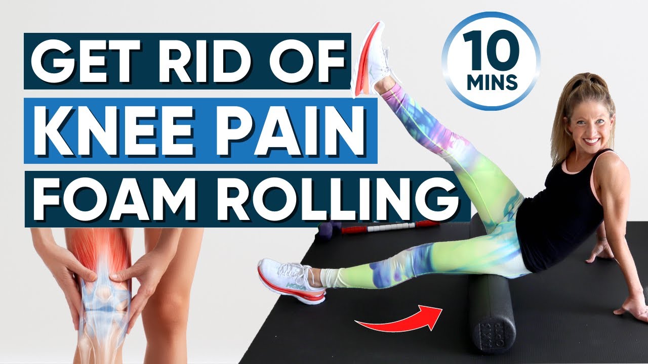 Get Rid Of Knee Pain Foam Rolling | 10 Minutes Quads and Hamstrings