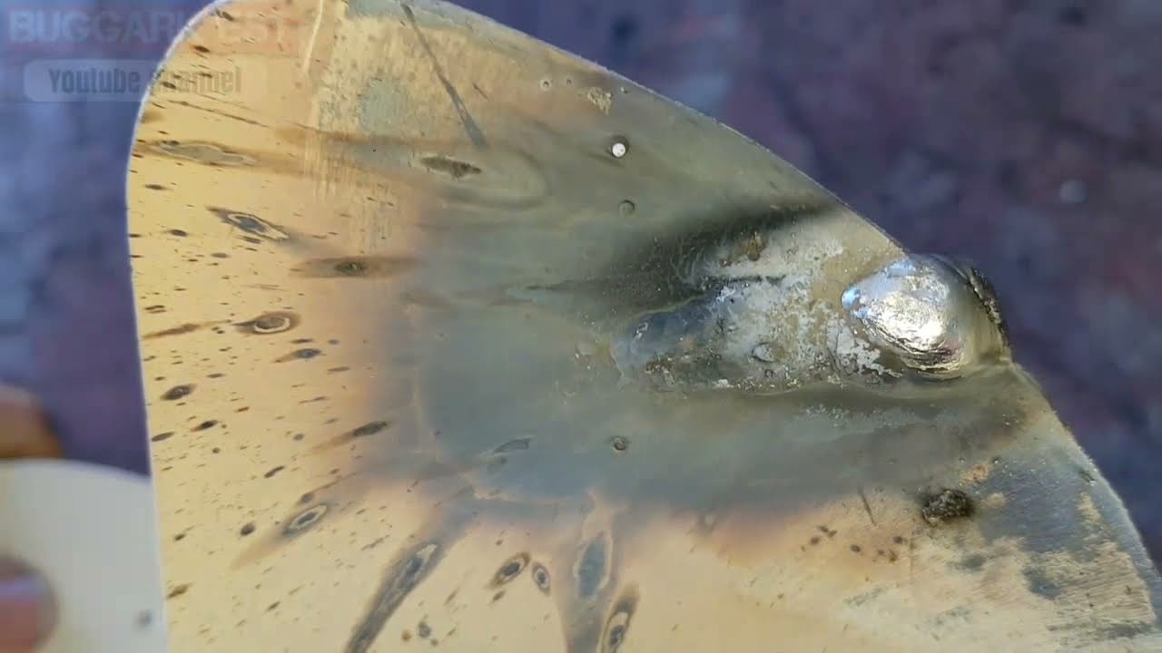 COMO REPARAR HÉLICE DE ALUMINIO - PROPELLER RESTORATION
