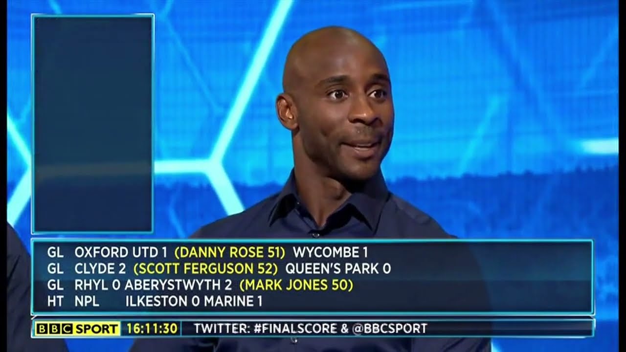 BBC Final Score - Saturday 24th August 2013