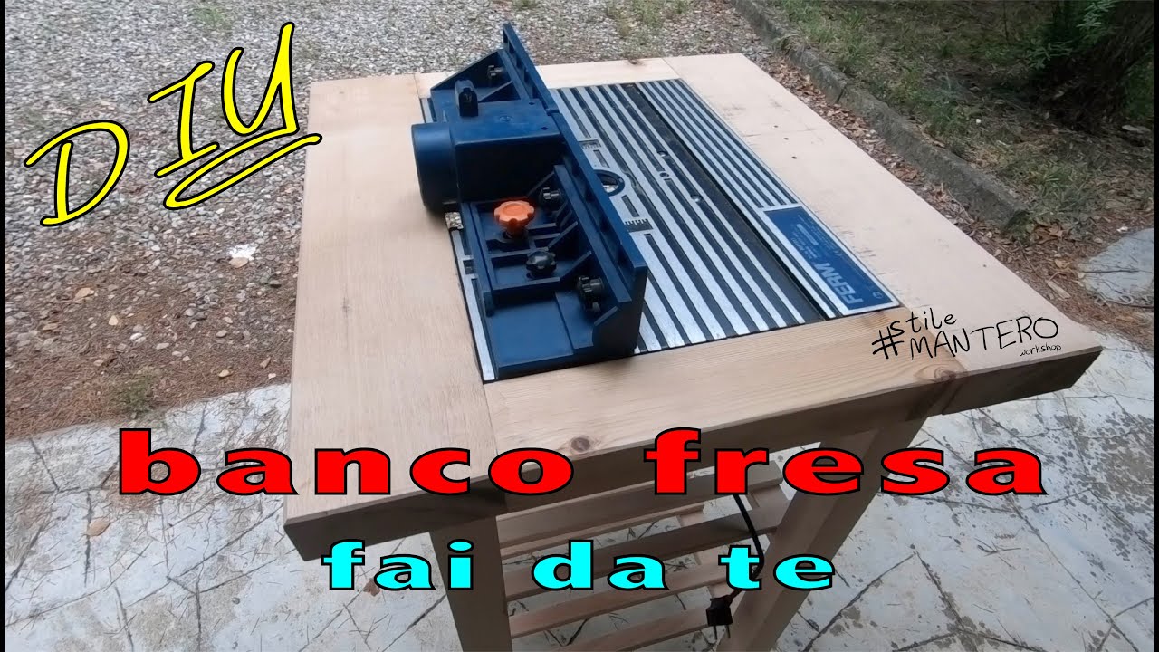 DIY - Banco Fresa Fai da Te 1/3 - piano d'appoggio - #stilemantero