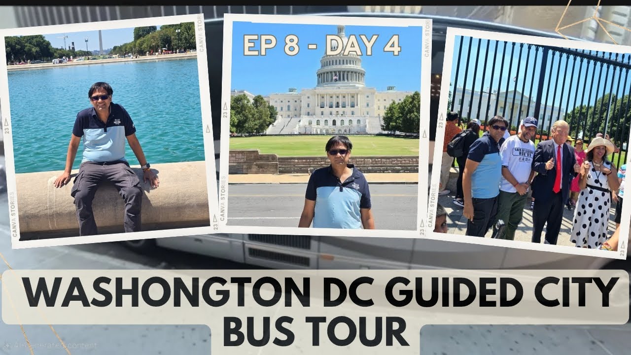 Видеоблог о городской экскурсии по Вашингтону, США | Экскурсия на полдня с гидом
